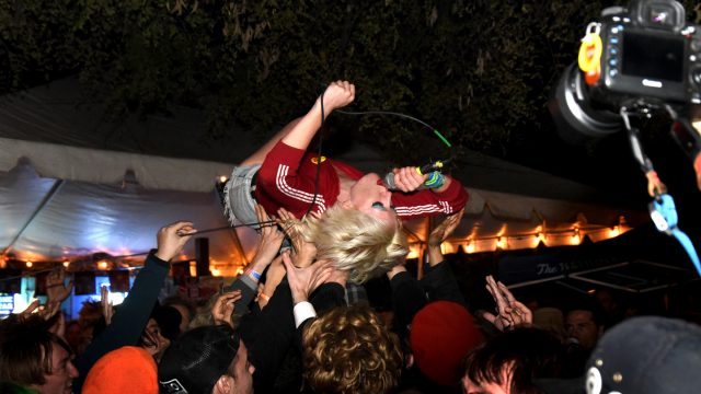 Amyl and the Sniffers at Hotel Vegas Patio, presented by Panache – Photo by Danny Vivian Amyl and the Sniffers at Hotel Vegas Patio, presented by Panache – Photo by Danny Vivian
