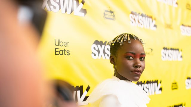 Lupita Nyong'o attends the Us world premiere at the Paramount Theater. Photo by Matt Winkelmeyer/Getty Images for SXSW Lupita Nyong'o attends the Us world premiere at the Paramount Theater. Photo by Matt Winkelmeyer/Getty Images for SXSW